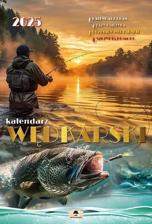 Kalendarz 2025 ścienny A3 V.6 Wędkarski