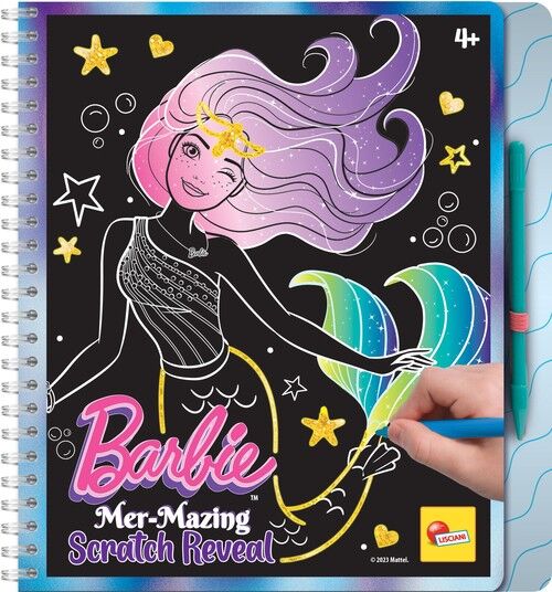 Barbie Sketch Book Mer-Mazing Scratch Reveal