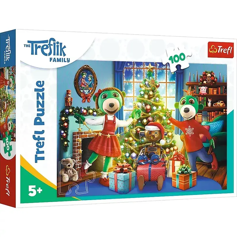 Puzzle 100 zimowe trefliki 16459