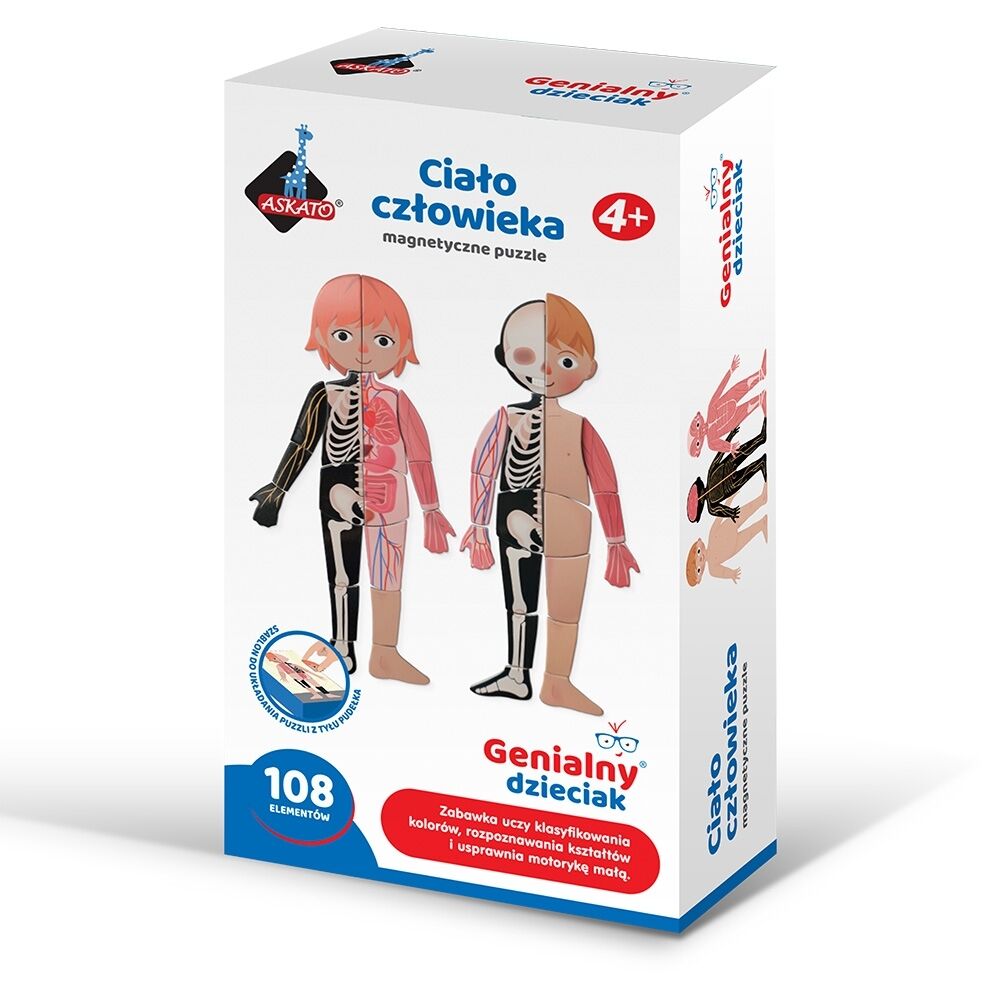 Puzzle Magnetyczne Moje ciało