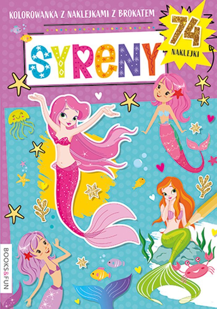 Syreny. Kolorowanka