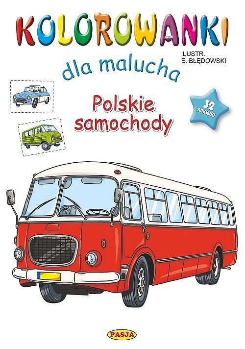 Polskie samochody. Kolorowanki dla malucha