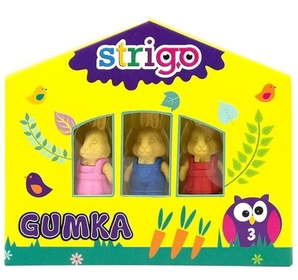 Gumka do ścierania Strigo zwierzątka (SSC004)