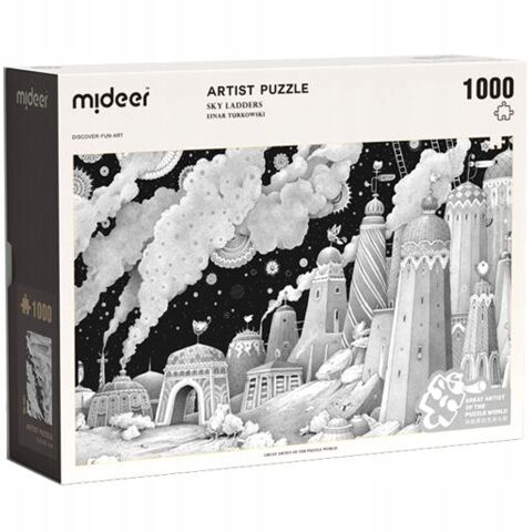 Puzzle artystyczne - Płynące wieżowce (1000 elementów)