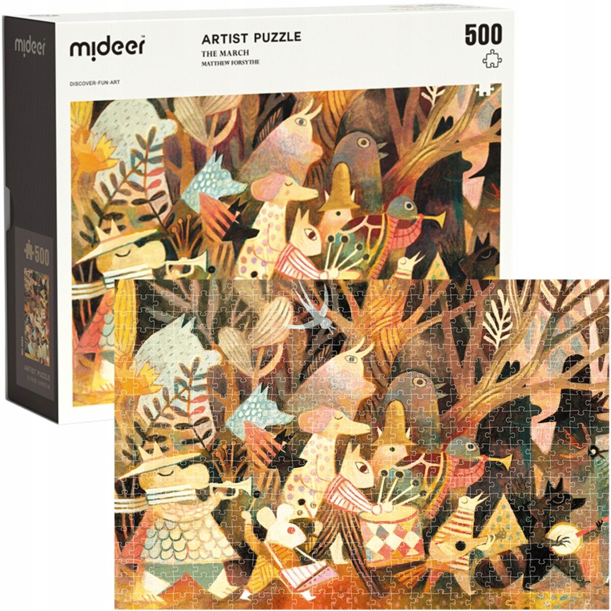 Puzzle artystyczne - Marsz (500 elementów)