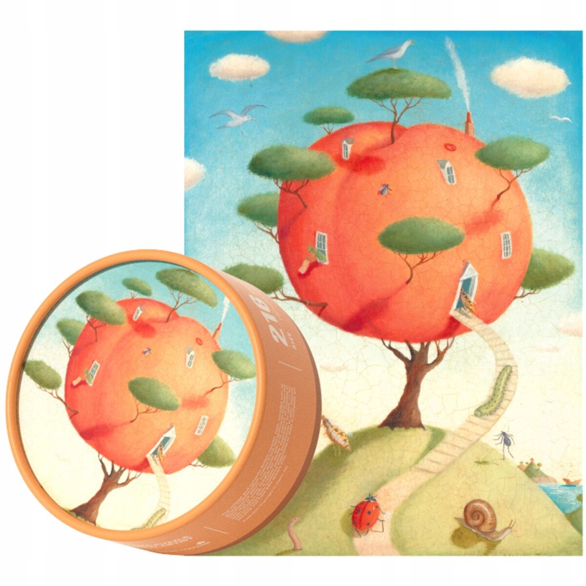 Puzzle Alison Jay - Brzoskwiniowy Raj (216 elementów)