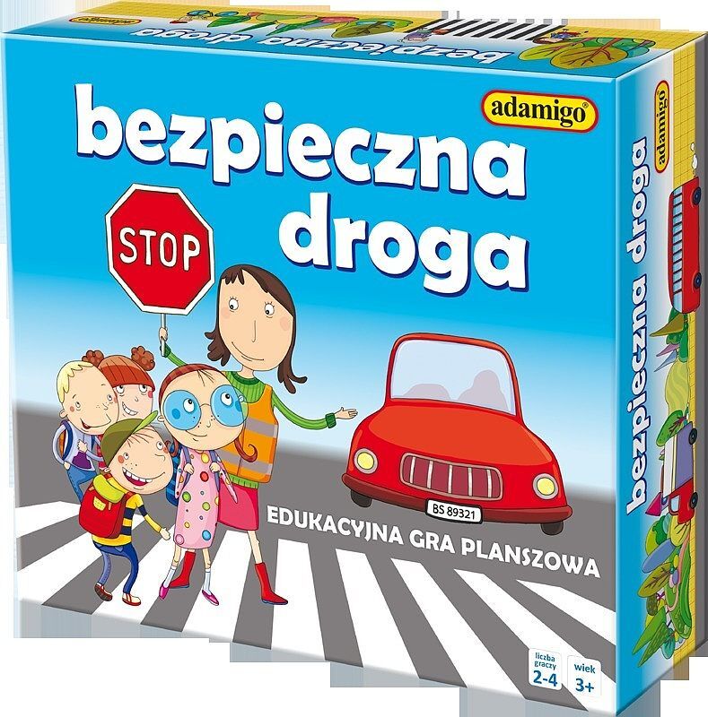 Bezpieczna droga Edukacyjna gra planszowa