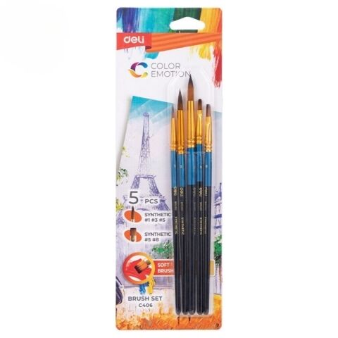 Zestaw pędzli - Color Emotion, 5 szt.
