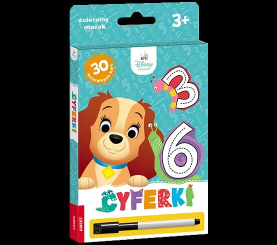 Disney Maluch Cyferki Karty 3+ MMK-9202
