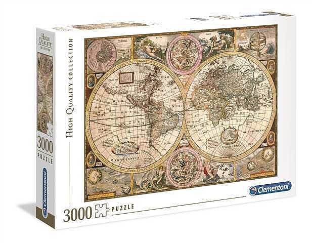 Puzzle 3000 hq stara mapa 33531