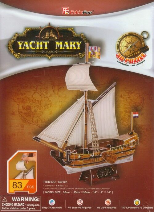 Puzzle 3D Yacht Mary
