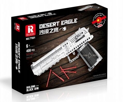 Klocki konstrukcyjne - Desert Eagle, 408 el. (77001)