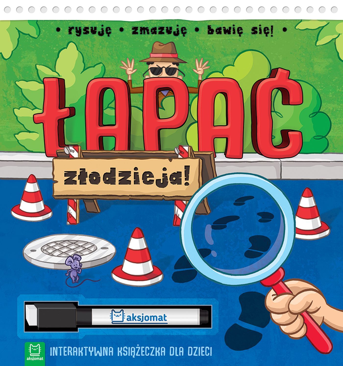 Łapać złodzieja. Interaktywna książeczka dla dzieci