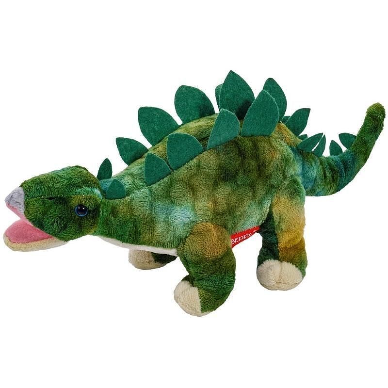 Maskotka pluszowy dinozaur stegozaur ciemny zielony 30cm 12942