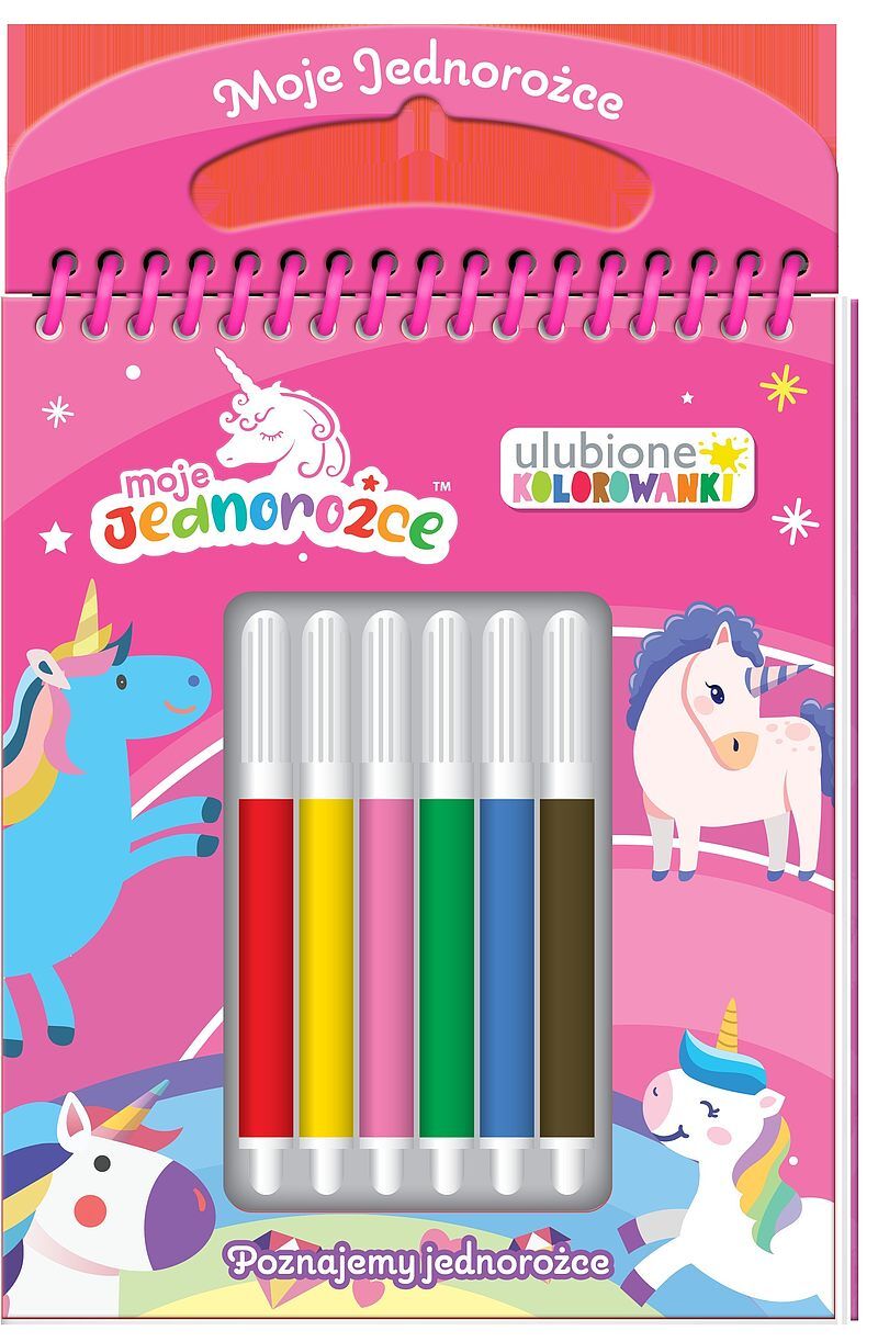 Moje jednorożce Ulubione kolorowanki cz. 1 Poznajemy jednorożce