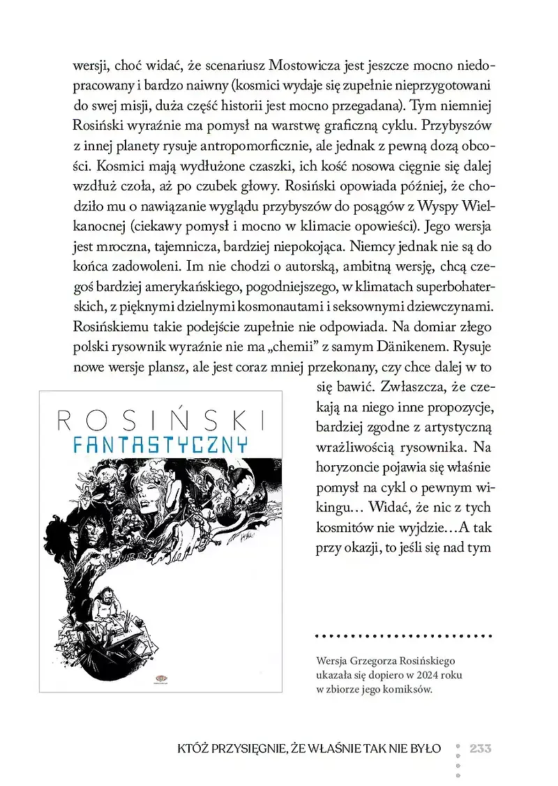 Marcin Osuch, Konrad Wągrowski. Pozaziemscy bogowie i kosmiczni detektywi. Polski komiks SF do 1989 roku. (twarda oprawa i kolor)