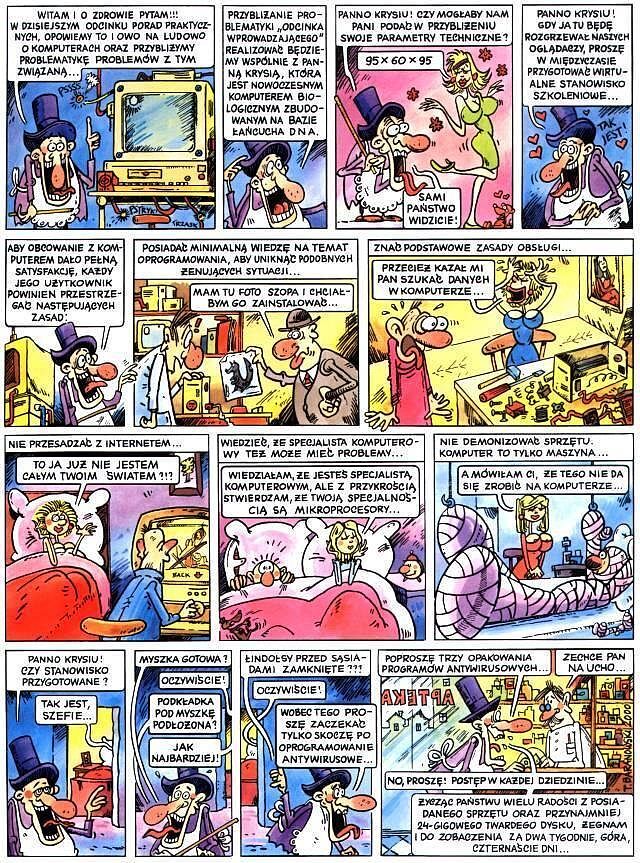 Klasyka polskiego komiksu - 8 - Porady Praktycznego Pana