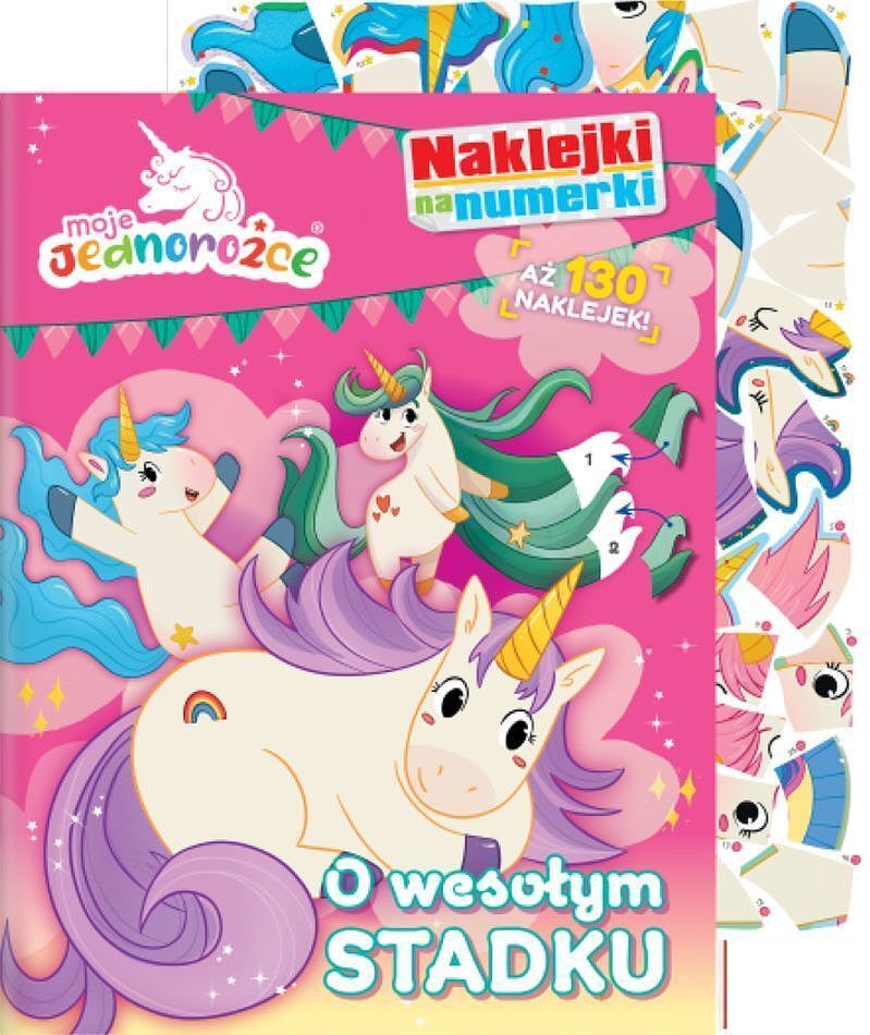 Moje Jednorożce Naklejki na numerki cz. 1 O wesołym stadku
