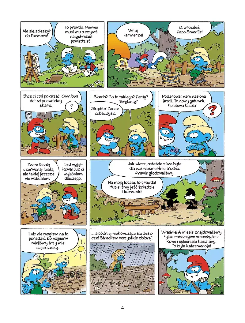 Smerfy - 35 - Smerfy i fioletowa fasola