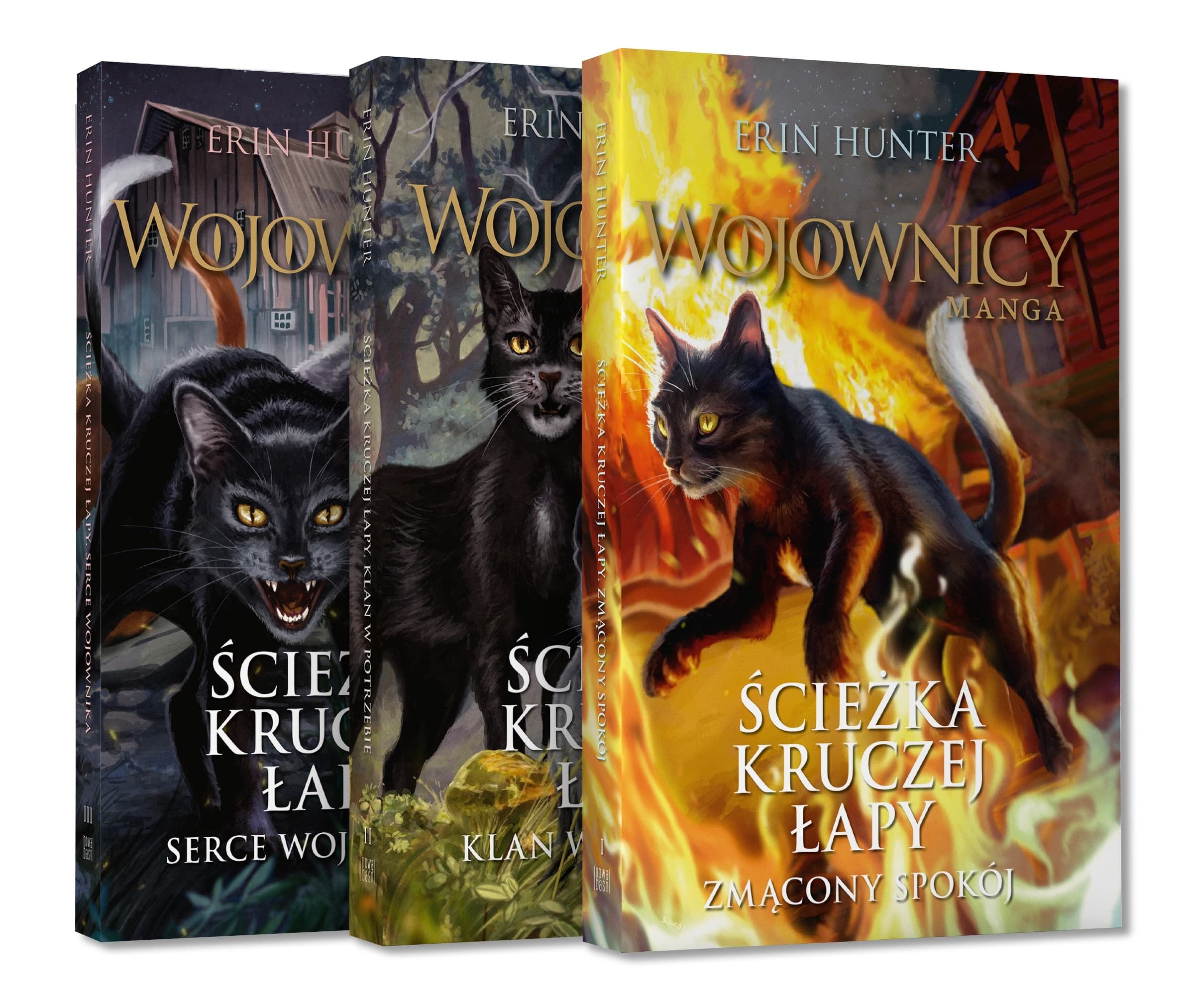 Ścieżka Kruczej Łapy. Trylogia. WOJOWNICY. MANGA VIII-X /Nowa Baśń/