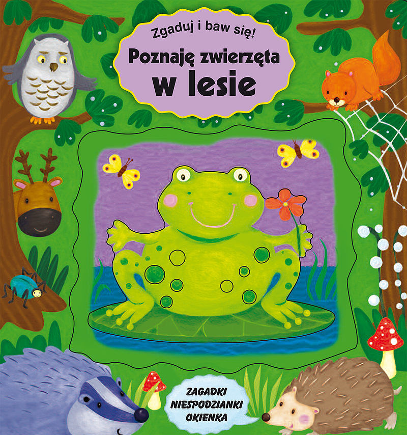 Poznaję zwierzęta w lesie. Zgaduj i baw się!