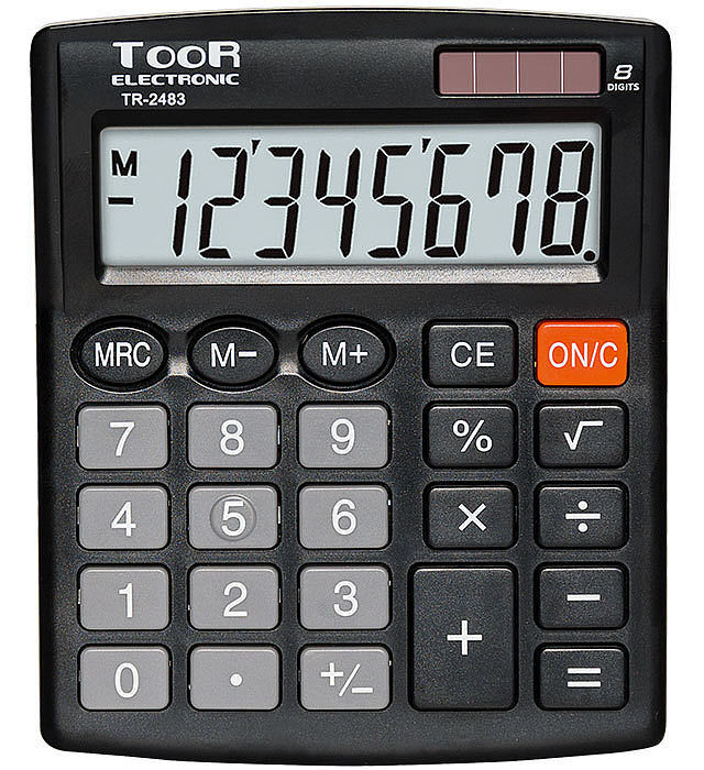 Kalkulator biurowy toor tr-2483 8-pozycyjny