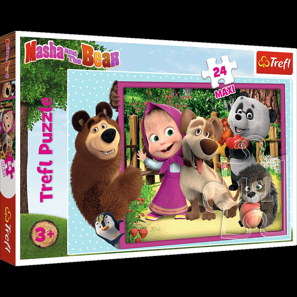 Puzzle 24 maxi Masza i Niedźwiedź 14301