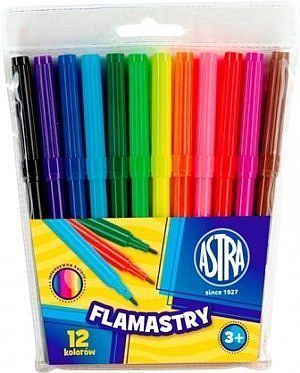 Flamastry Astra 12 kolorów