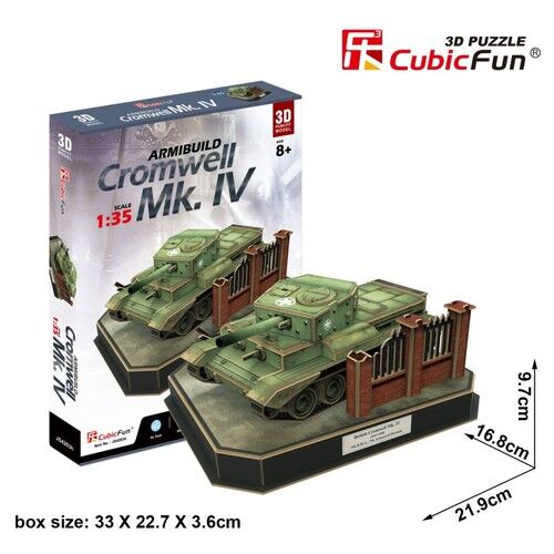 Puzzle 3D Armibuild Cromwell Mk IV 157 elementów
