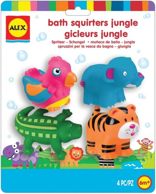 Bath Squirters Jungle Zabawki do kąpieli Zwierzątka z dżungli