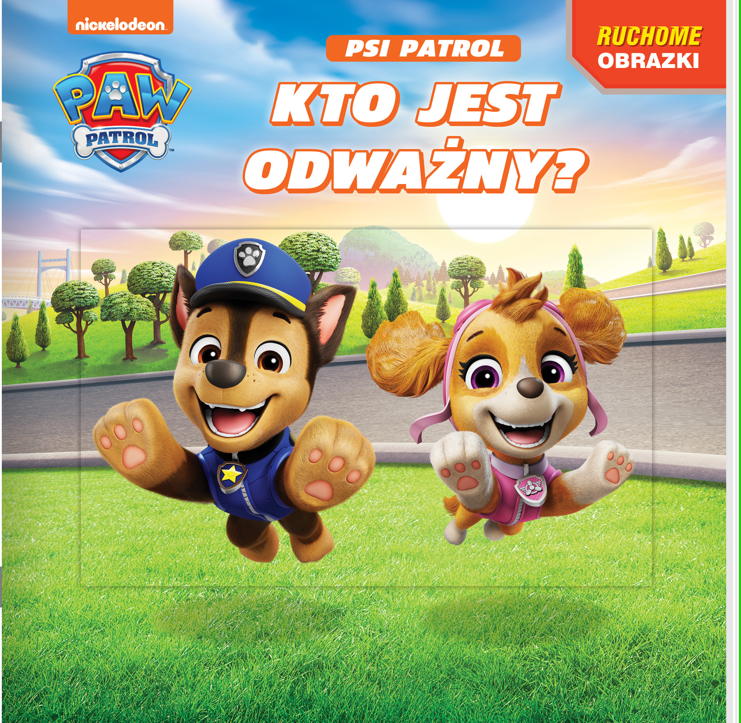 Psi Patrol. Ruchome obrazki. Kto jest odważny?