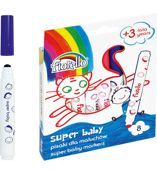 Pisaki fiorello super baby dla maluchów 8 kolorów gr-f165
