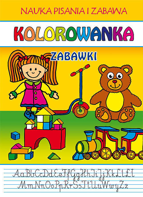 Kolorowanka. Zabawki
