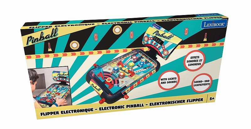 Elektroniczny pinball z dźwiękiem i światłami jg610