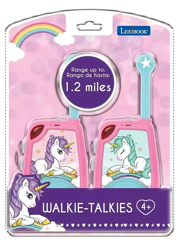 Krótkofalowki walkie-talkie jednorożec z funkcją alfabetu morse'atw25uni