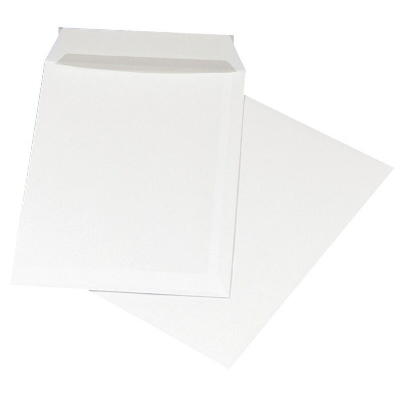 Paczka koperty z taśmą silikonową Office Products 229x324mm 50szt. białe