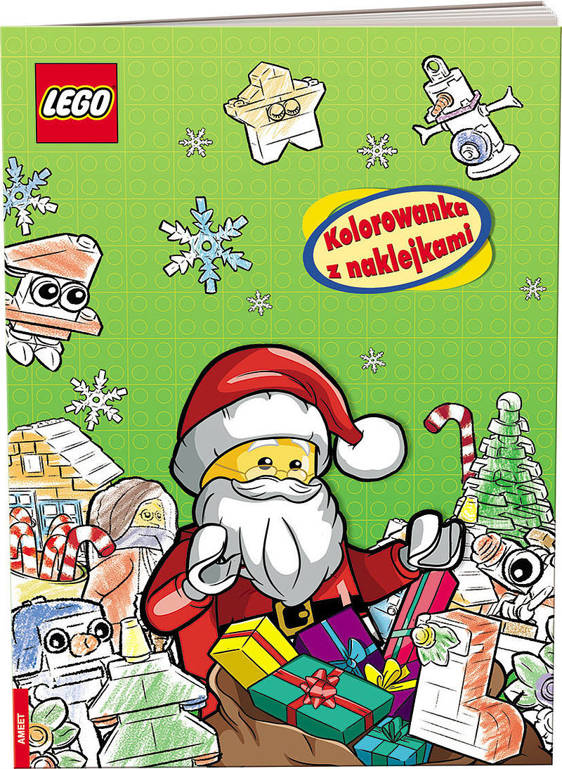 Lego iconic kolorowanka z naklejkami na-6602