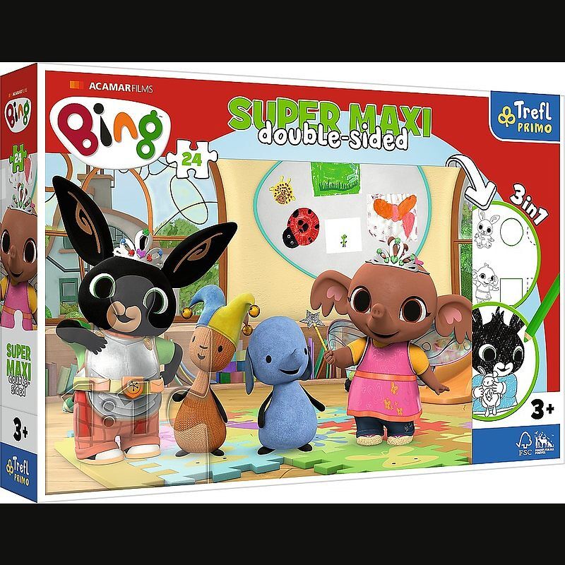 Puzzle 24 super maxi bing z przyjaciółmi 41003