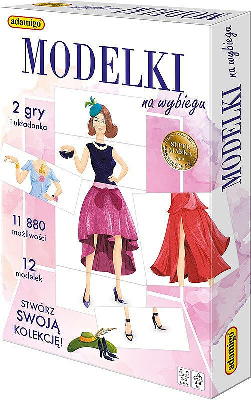 Modelki na wybiegu gra