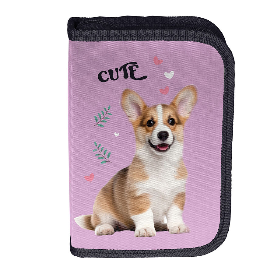 Piórnik bez wyposażenia Cute Corgi PP26CG-P001BW