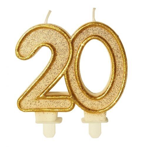 Świeczka urodzinowa "20"