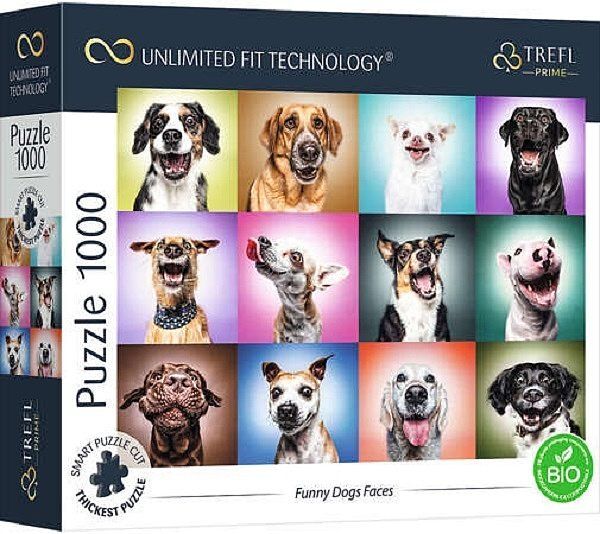 Puzzle 1000 trefl prime uft funny dogs faces 10706