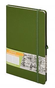 Notes A5 Romantyzm w kratkę khaki