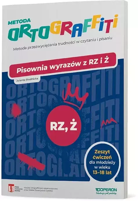 Ortograffiti pisownia wyrazów z rz i ż dla młodzieży w wieku 13-18 lat