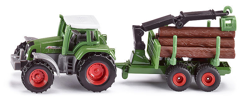 Traktor z leśną przyczepą siku 16 s1645