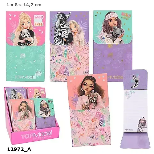 Notesik z magnesem top model 12972a 1 szt. Mix