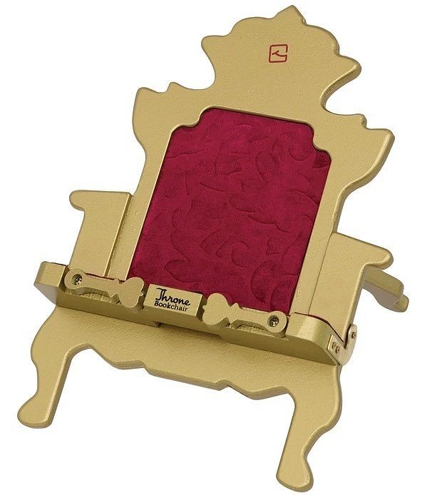 Podstawka pod książkę/tablet tron tg throne book chair złoty