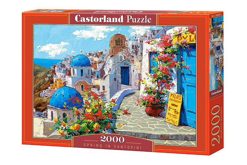 Puzzle 2000 wiosna w santorini c-200603-2