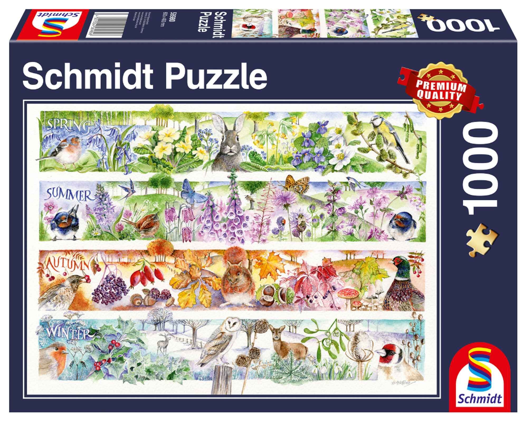 Puzzle 1000 PQ Cztery pory roku 110831