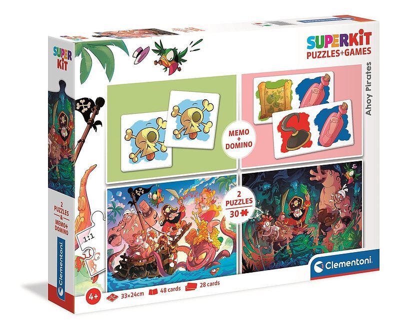 Superkit 2x30+memo+domino piraci